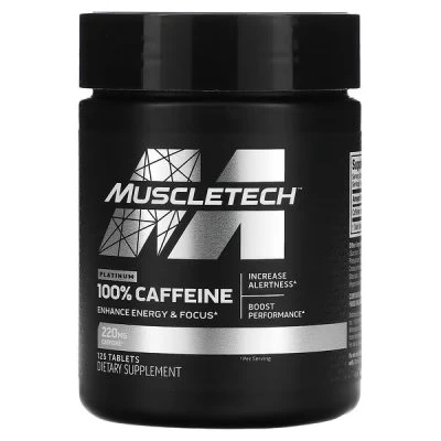 MUSCLETECH CAFFEINE CAPS -125 Caps