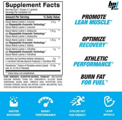 BPI BEST BCAA SHREDDED