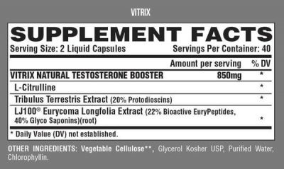 NUTREX VITRIX CAPS