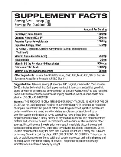 Cellucor C4 Pre-Workout - Image 3