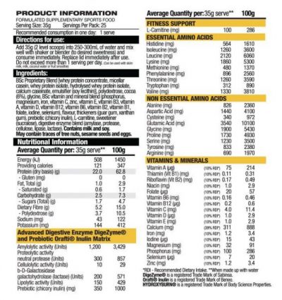 BSC Hydroxy Burn Lean 5 Low Carb Protein 900gm - Image 3