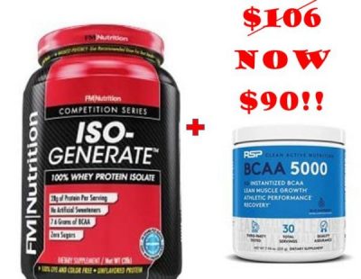 COMBO DEAL- WHEY PROTEIN ISOLATE + RSP BCAA