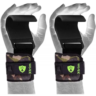 Xtrim Heavy Duty Metal Hook deadlift wraps