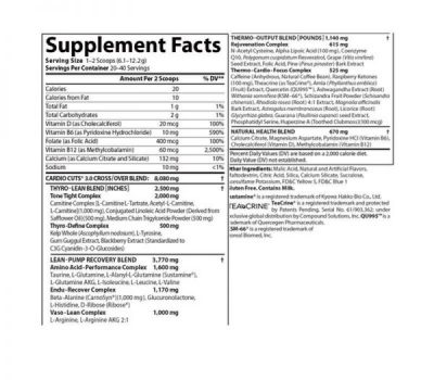 NDS Nutrition Cardio Cuts Pre/Weightloss - Image 2