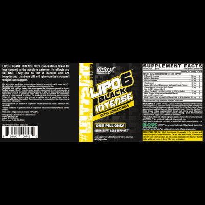 Nutrex Lipo 6 Black Intense - Image 2