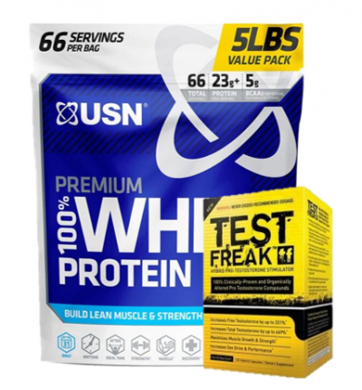 USN Premium Whey + PF Test Freak DEAL!