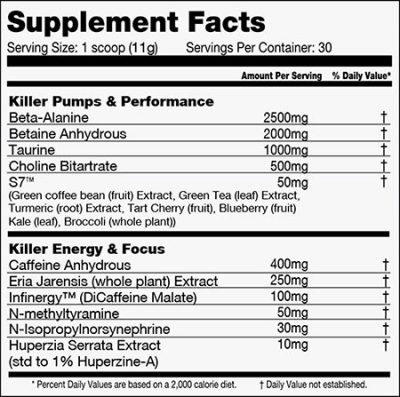 Killer Labz Executioner Pre Workout - Image 2