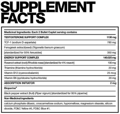 Fusion Zeus 2.0 Testosterone Booster - Image 2