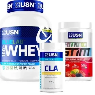 Daily Deal-USN Bluelab Whey and Amino Stim and USN CLA