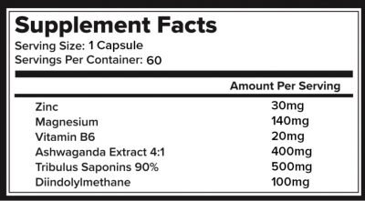 Pack Nutrition Level 1 Testostrone Booster - Image 2