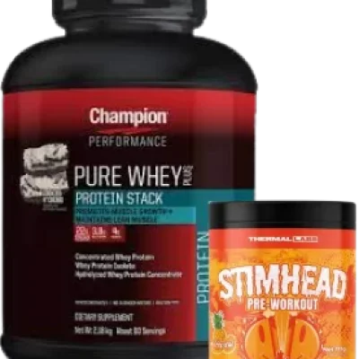 Starter Deal – Champion Whey & Stim Head Preworkout
