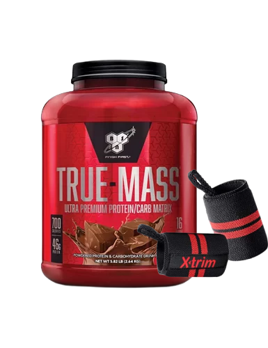 BSN TRUE MASS DEAL: Get free wrist support 