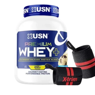 Get free wrist support with USN Premium Whey