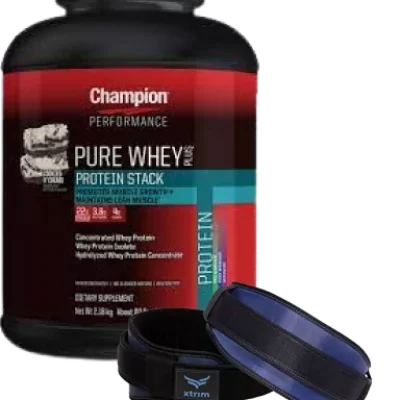 Gym Combo : Whey Protein and Gym Belt