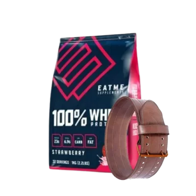 Gym Bundle: Eatme Whey Protein & Gym Belt