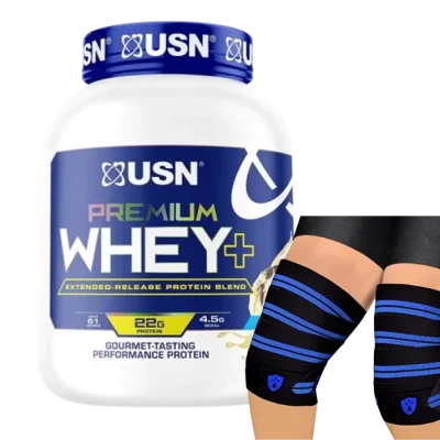 Gym Deal: USN Premium Whey & Knee Wrap