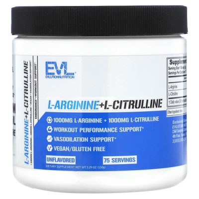 EVLution Nutrition, L-Arginine+l-Citrulline