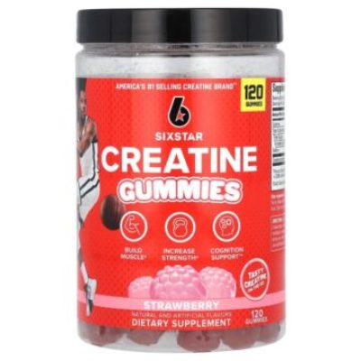 Six Star Creatine Gummies – 120 Gummies