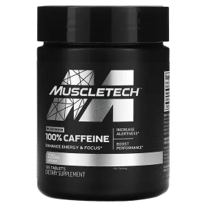 MUSCLETECH CAFFEINE CAPS -125 Caps
