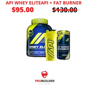 API Whey Elite + API Fat Burner + Shaker