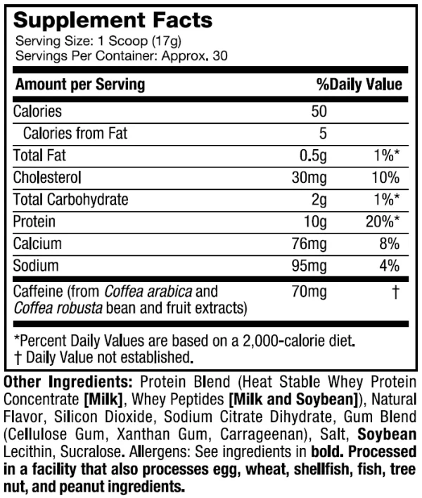 MuscleTech NitroTech Blended Coffee Whey - Image 2