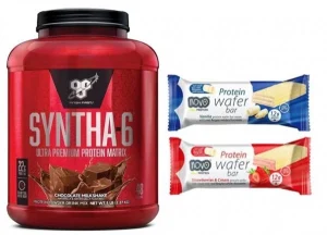 BSN SYNTHA 6 + 2x NOVO PROTEIN WAFER BAR DEAL