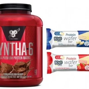 BSN SYNTHA 6 + 2x NOVO PROTEIN WAFER BAR DEAL