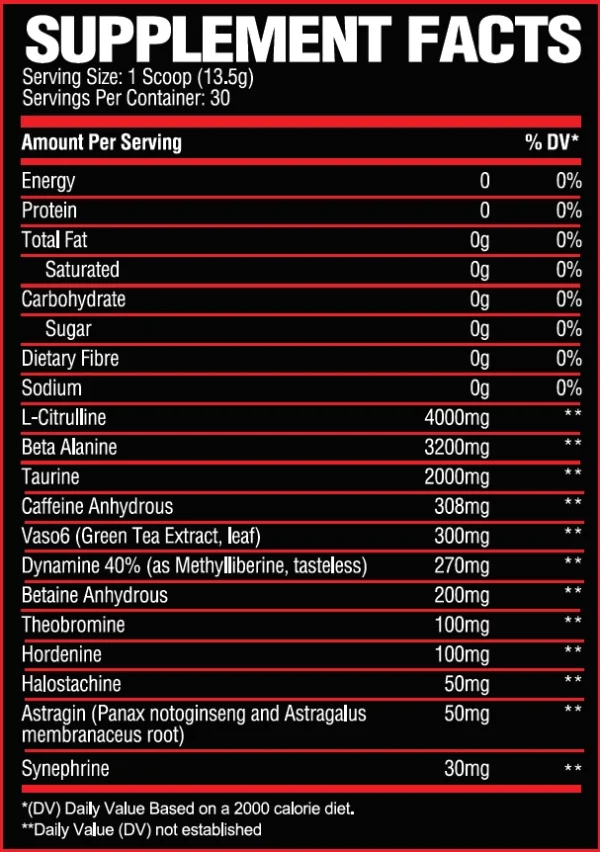 Sicario Preworkout - Image 2