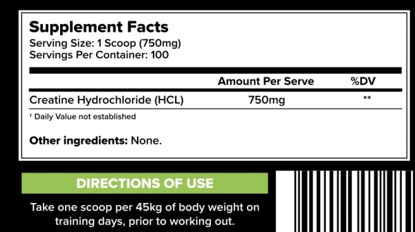 Trip Nutrition Hydro-Crea 100 Serves - Image 2