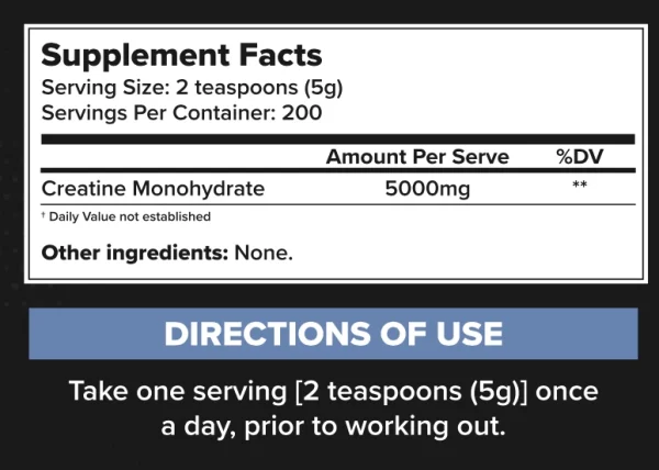 Trip Nutrition Mono-Crea Creatine - Image 3