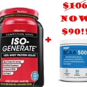 COMBO DEAL- WHEY PROTEIN ISOLATE + RSP BCAA