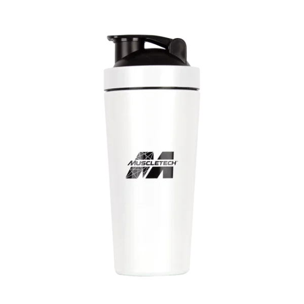 Muscle Tech Matter White Stainless Shaker