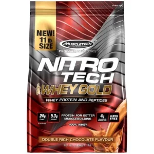 MuscleTech NitroTech 100 Whey Gold - 11LBS Bag