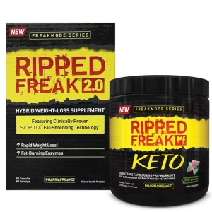 RIPPED FREAK KETO PREWORKOUT + RIPPED FREAK 2.0