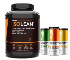 RSP Nutrition ISOLean 5LB + Get Three Tonic Energy Cans free