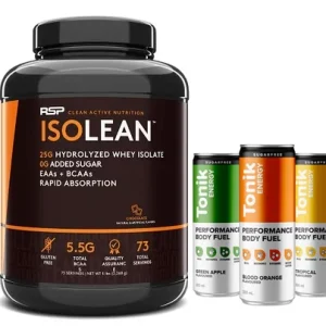 RSP Nutrition ISOLean 5LB + Get Three Tonic Energy Cans free