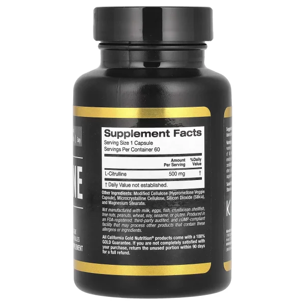 California Gold Nutrition Sport L-Citrulline - Image 2