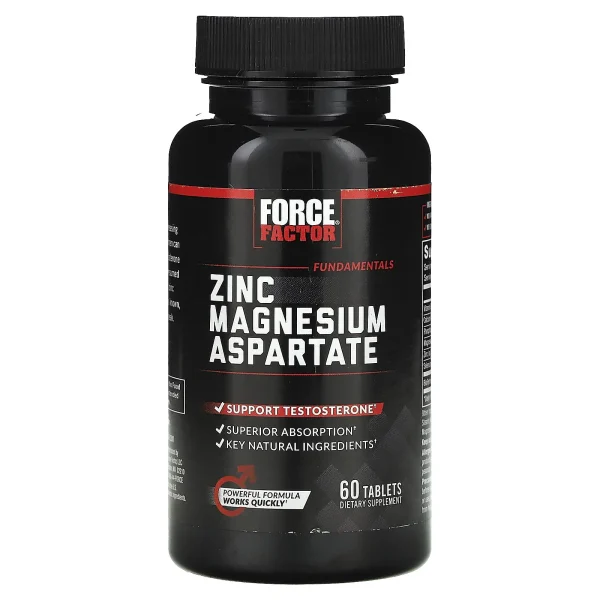 Force Factor, Fundamentals, Zinc Magnesium Aspartate