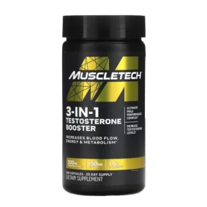 Muscletech 3-in-1 Testosterone Booster - 100 Capsules