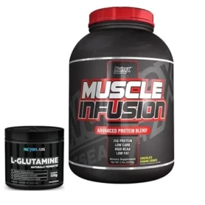 Block Buster - Nutrex Muscle Infusion WHEY Protein & Faction Labs L- Glutamine
