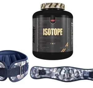 Deal - Equipped. Redcon ISOTOPE Isolate Whey Protein &  Lifting Belt