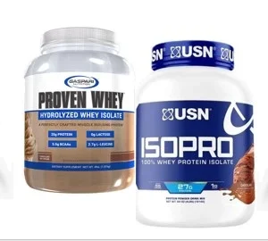 Double Dose- Gaspari Proven Whey Isolate & USN ISOPRO Zero Lactose
