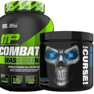 Complete Combo Deal : Musclepharm Gainer with Curse preworkout