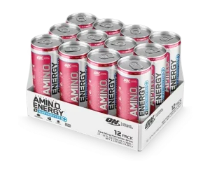 Optimum Nutrition Amino Energy + Electrolytes RTD Carbonated Half & Full Case