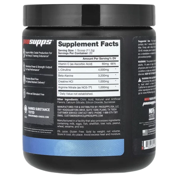 ProSupps Mr. Hyde Signature Max Pump Non-Stim Pre-Workout - Image 2