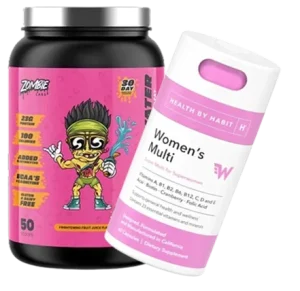 Women’s Wellness Pack – Zombie Protein Water + Multivitamins by Health by Habit