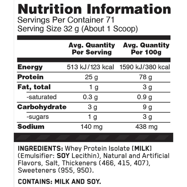 Optimum Nutrition Performance Isolate - Image 2