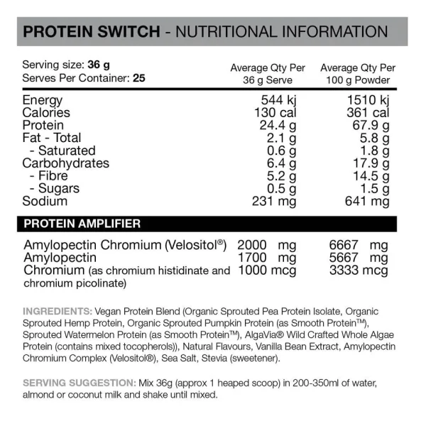 Switch Nutrition Plant Protein - Image 2