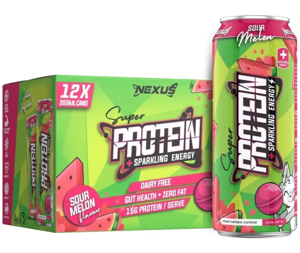 Nexus Sports Nutrition Super Protein + Sparkling Energy Cans - Image 2