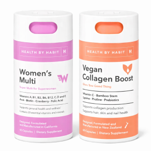 Health By Habit Women’s Multi and Vegan Collagen capsules combo for women’s